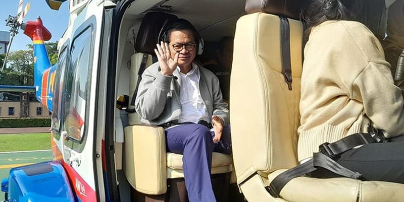 Pramono: Naik Heli Bukan untuk Gagah-gagahan