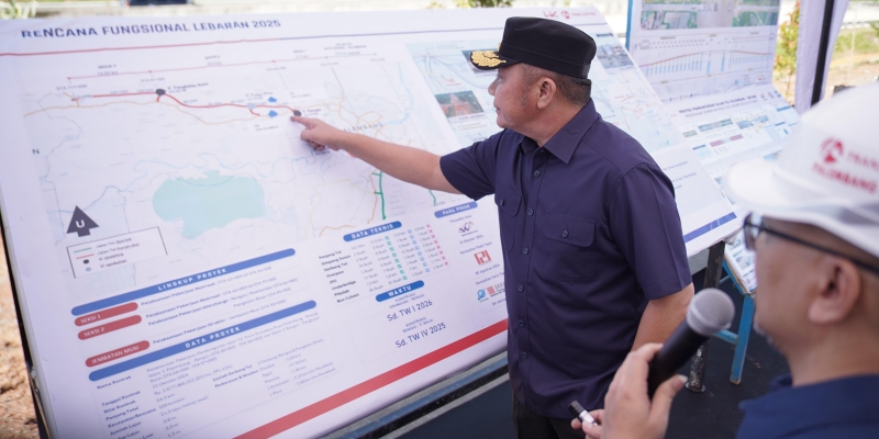 Jalur Alternatif Tol Palembang-Betung Siap Difungsikan H-7 Idulfitri