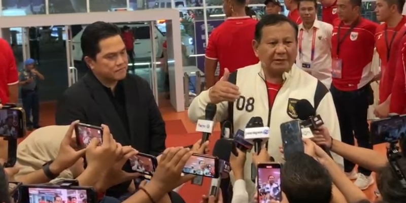 Menang 1-0, Prabowo Optimis Timnas Masuk Piala Dunia 2026