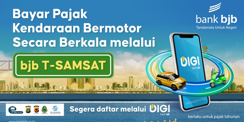 Bayar Pajak Kendaraan Kini Makin Mudah Pakai DIGI bank bjb