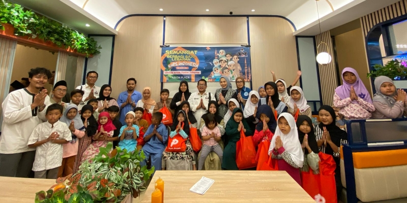 KNPS Indonesia Berbagi Baju Lebaran untuk Anak Yatim