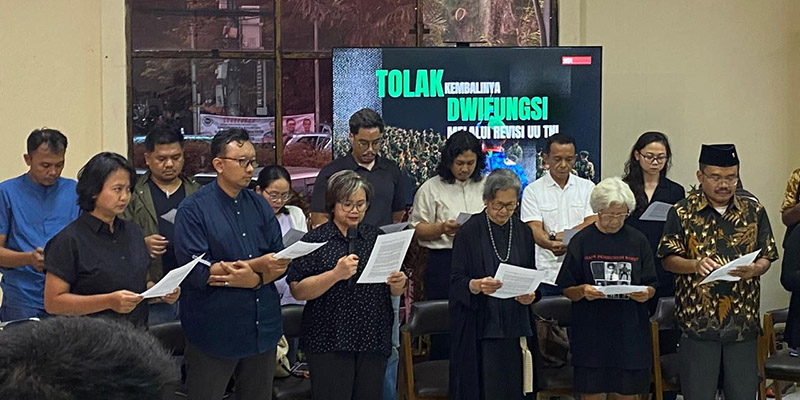 Tolak RUU TNI Berujung Dipolisikan, Koalisi Masyarakat Sipil: Itu Pembungkaman<i>!</i>