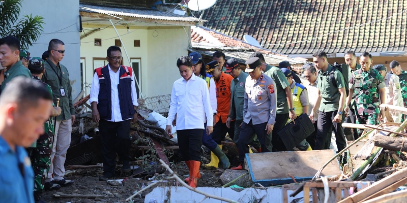 Wapres Gibran Kunjungi Lokasi Bencana Sukabumi