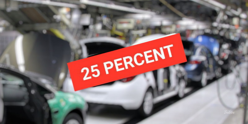 Impor Mobil ke AS Kena Pajak 25 Persen Mulai Pekan Depan