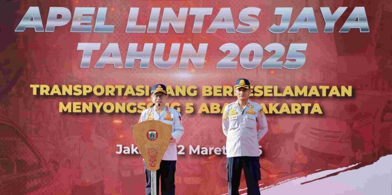 Operasi Lintas Jaya Tertibkan Berlalu Lintas di Jakarta