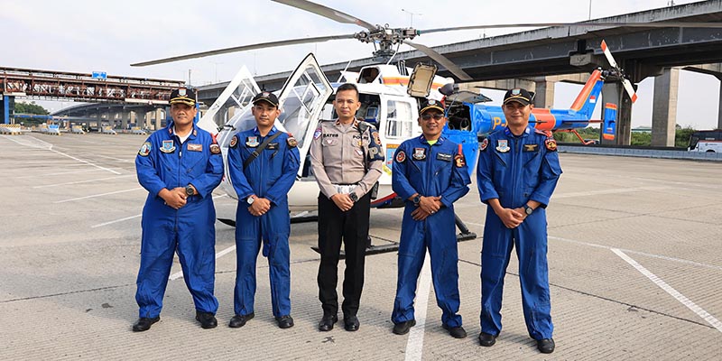 Polri Siagakan Dua Ambulans Udara Saat Arus Mudik di Tol Trans Jawa