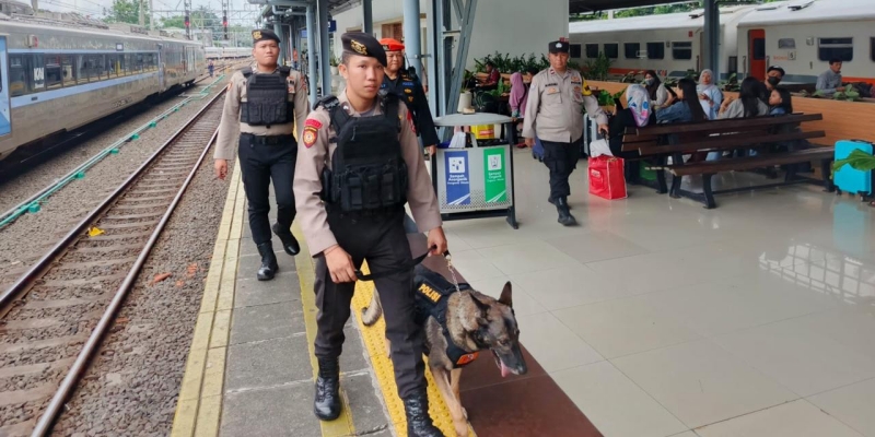 4 Kuda dan 12 Anjing Pelacak Ikut Amankan Libur Lebaran