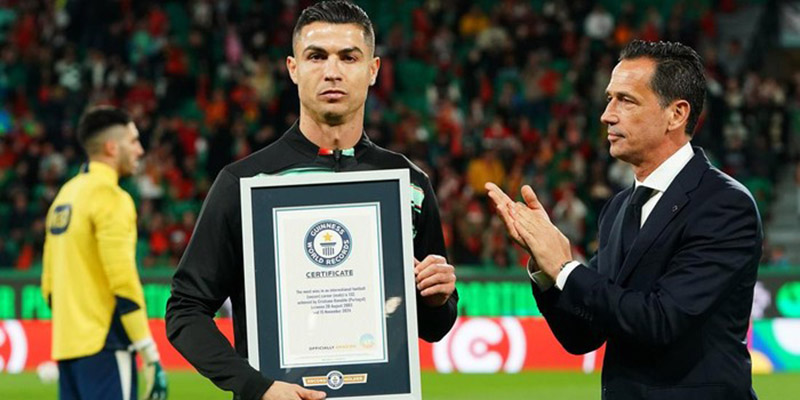 Ronaldo Raih Rekor Kemenangan Internasional Terbanyak