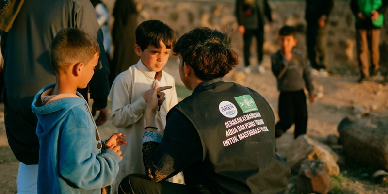 Gandeng AQUA, PCINU Yordania Salurkan Bantuan Buat Warga Palestina