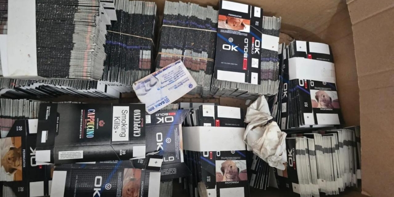 Pabrik Digerebek, 800 Ribu Batang Rokok Ilegal Disita