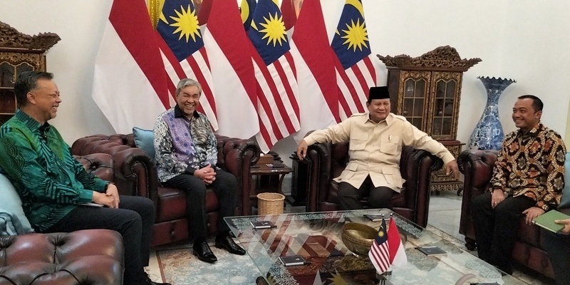 Nostalgia Kawan Lama, Prabowo-Wakil PM Malaysia Ngobrol Dua Jam Non-stop