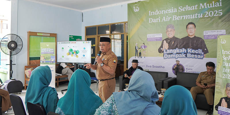 Yayasan Jiva Svastha Nusantara bersama Dinkes Tekan Stunting lewat Edukasi Air Minum Berkualitas