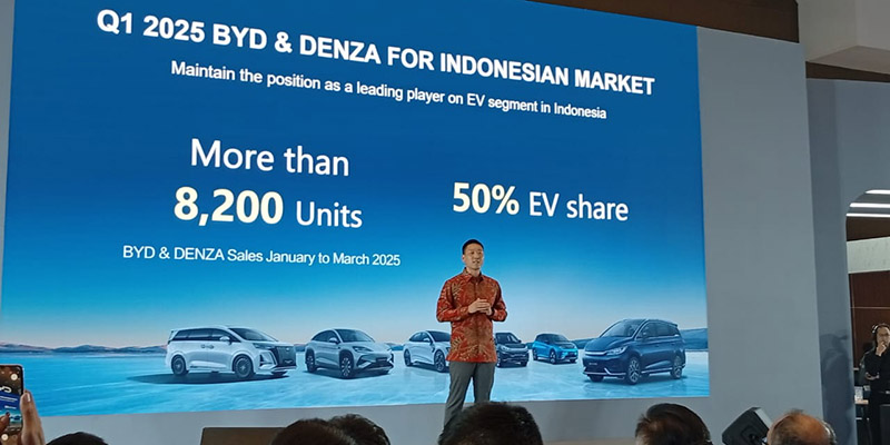Hadir di PEVS 2025, BYD Pamerkan Hasil Penjualan Q1 2025