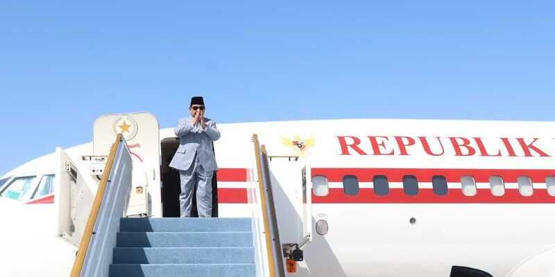 Selesai Lawatan di UEA, Prabowo Lanjut Terbang ke Turki