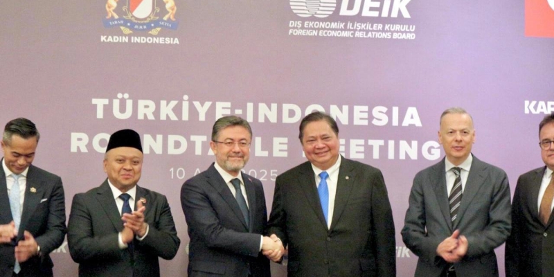 Menteri Koordinatir Bidang Perekonomian Airlangga Hartarto saat mewakili Presiden Prabowo Subianto dalam Turkiye-Indonesia CEO Roundtable Meeting/Ist