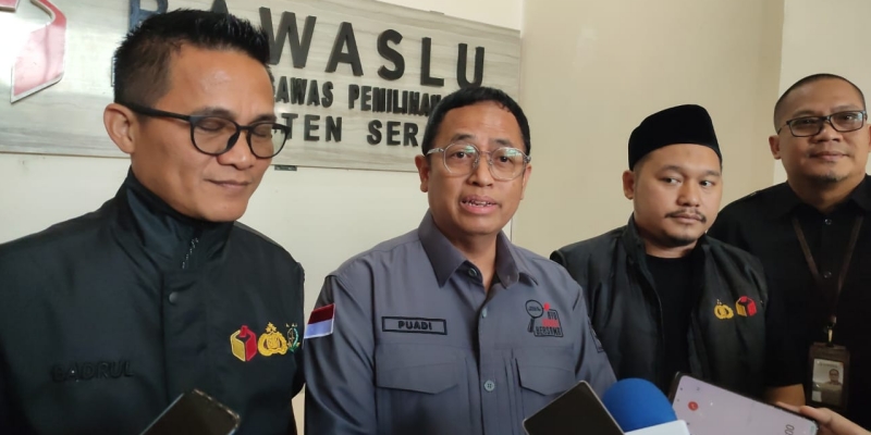 Bawaslu OTT 12 Orang Terduga Pelaku Politik Uang di PSU Serang