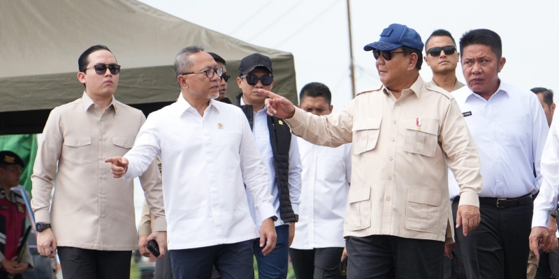 Menko Pangan Puji Herman Deru Sulap Rawa jadi Sawah Produktif