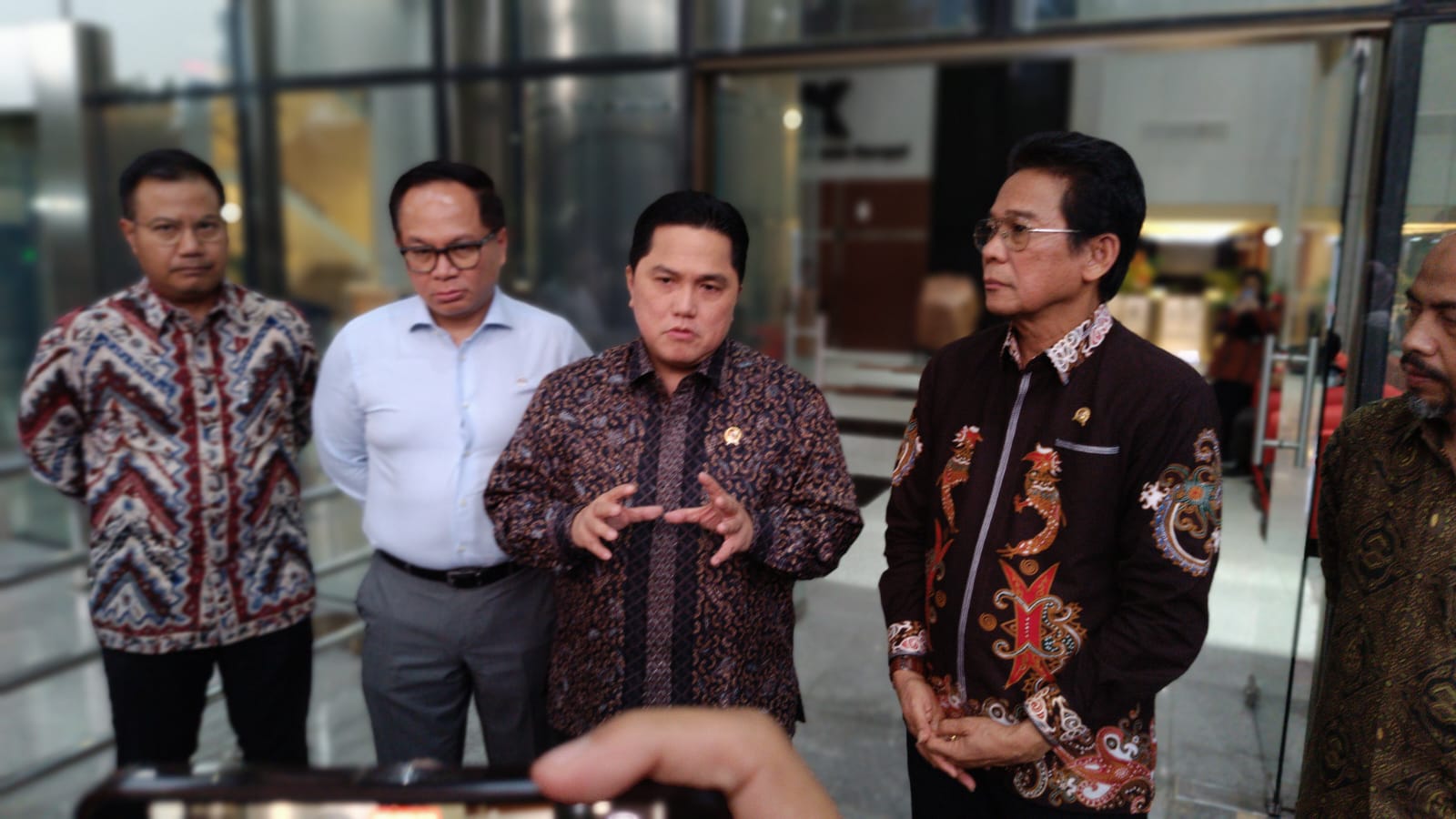 Erick Thohir Menghadap Pimpinan KPK Tindaklanjuti Arahan Prabowo