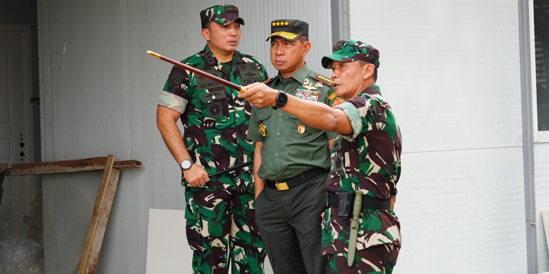Panglima TNI Tinjau Pembangunan Fasilitas Prajurit Kostrad di Cijantung