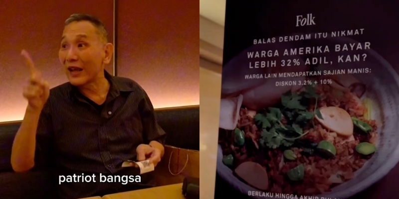 Ada Resto Tambah Tarif 32% ke Warga AS, Babah Alun: Ini Baru Patriot Bangsa<i>!</i>