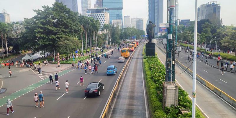 Masih Libur Lebaran, CFD Jakarta Belum Kembali Digelar