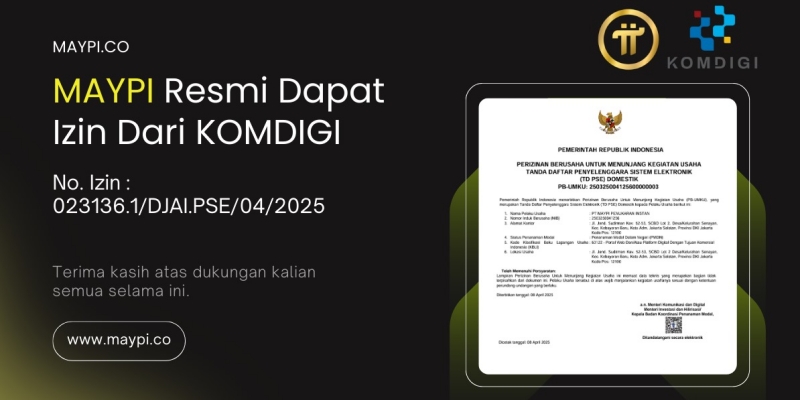 Platform Exchange Kripto Maypi Sudah Kantongi Izin Komdigi