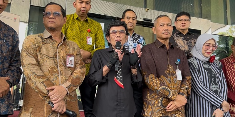 Rhoma Irama Berdendang di KPK Dukung Prabowo Bersihkan Korupsi