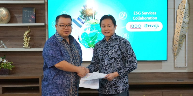 MVGX Singapura dan BDO di Indonesia Luncurkan Solusi Laporan Keberlanjutan Berbasis AI