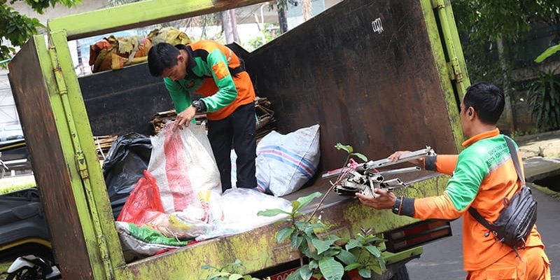 Sampah di Jakarta Turun Drastis Selama Libur Lebaran