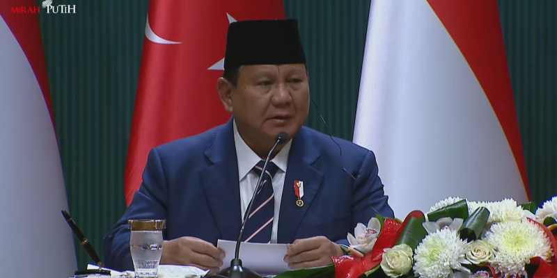 Prabowo-Erdogan Sepakat Hapus Hambatan Dagang, Bangun Kekuatan Ekonomi Bersama