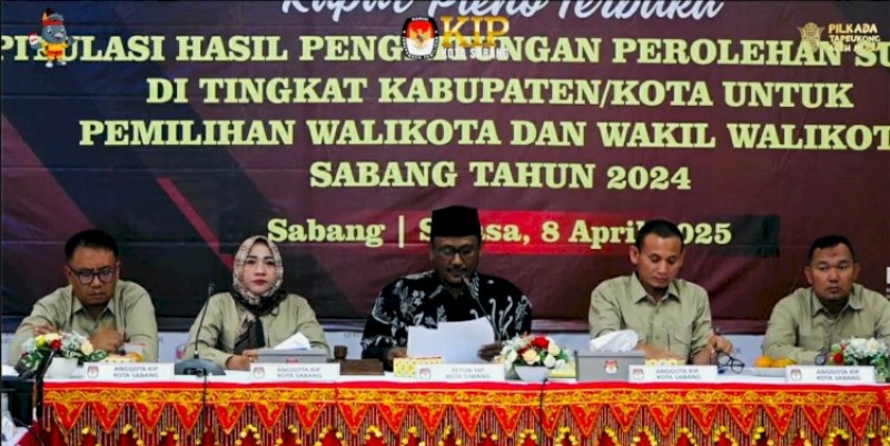 Zulkifli-Suradji Raih Suara Tertinggi Pilwakot Sabang