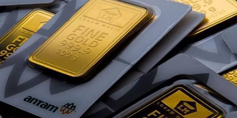 Harga Emas Antam Meroket Rp1.836 Juta per Gram Usai Trump Umumkan Tarif Baru