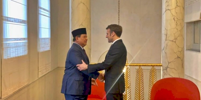 AS Berlakukan Tarif Baru, Macron Siap Perkuat Hubungan dengan Indonesia