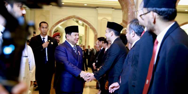 Diaspora Indonesia Antuasias Sambut Kedatangan Prabowo di Qatar