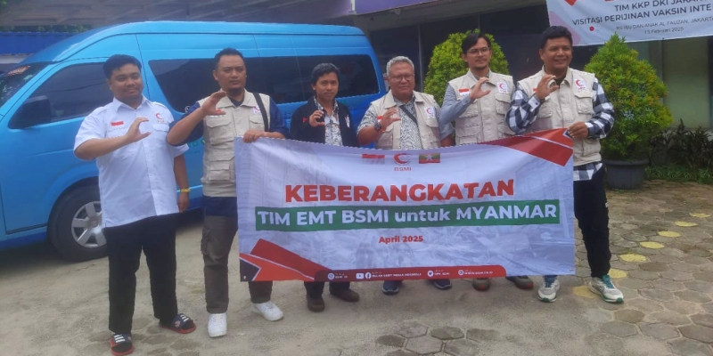 BSMI Kirim Tim Tenaga Kesehatan ke Myanmar