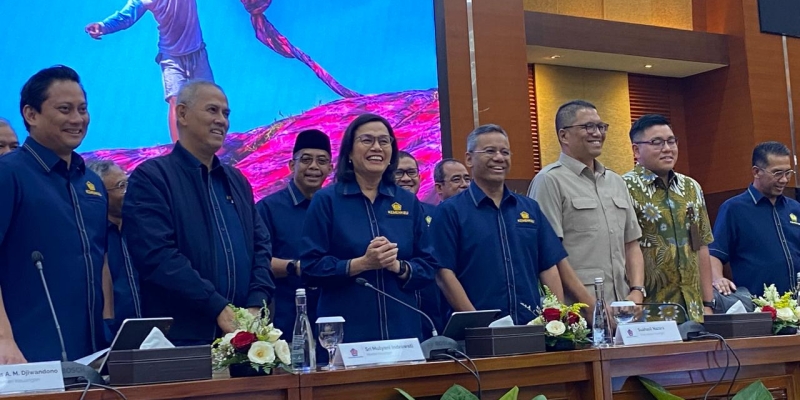 Sri Mulyani Girang Pendapatan Negara Naik Rp200 Triliun dalam Sebulan