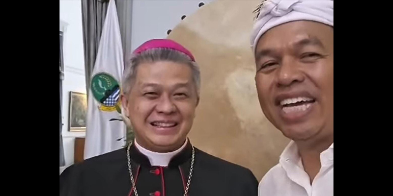 Uskup Bandung Sambangi Dedi Mulyadi di Momen Lebaran, Pemuda Katolik Jabar: Pesan Positif Bagi Keberagaman