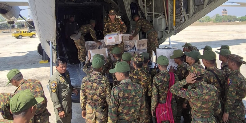 Bantuan Kemanusiaan Tiba di Myanmar, Pesawat Hercules TNI AU Kembali ke Indonesia