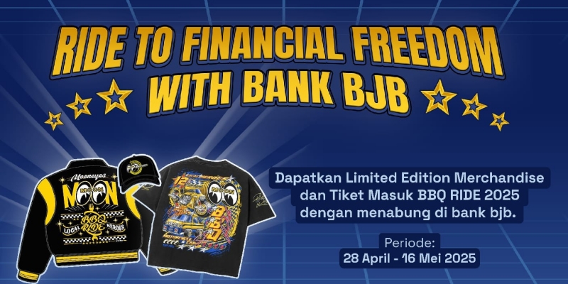 Didukung bank bjb, BBQ Ride Unstoppable 2025 Tebar Merchandise Eksklusif
