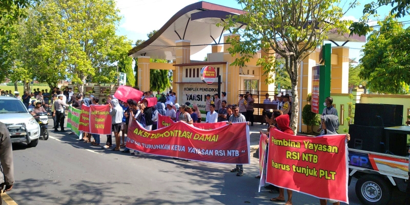 Aliansi Masyarakat NTB Peduli Ketua Yayasan RSI Dinonaktifkan