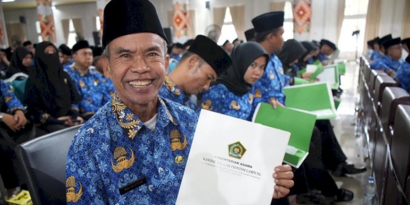 Jelang Pensiun, Misman Diangkat Jadi PPPK di Provinsi Lampung