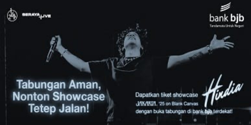 Cuma bank bjb, Nonton Showcase Hindia Bisa Sambil Nabung