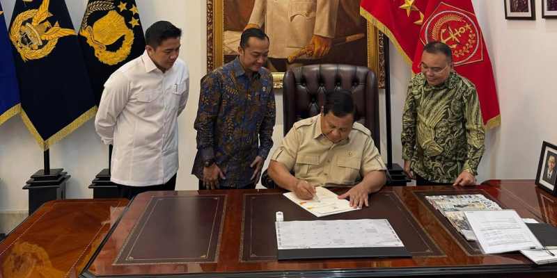 Terungkap Isi Keputusan Penting yang Diteken Prabowo di Hadapan Dasco
