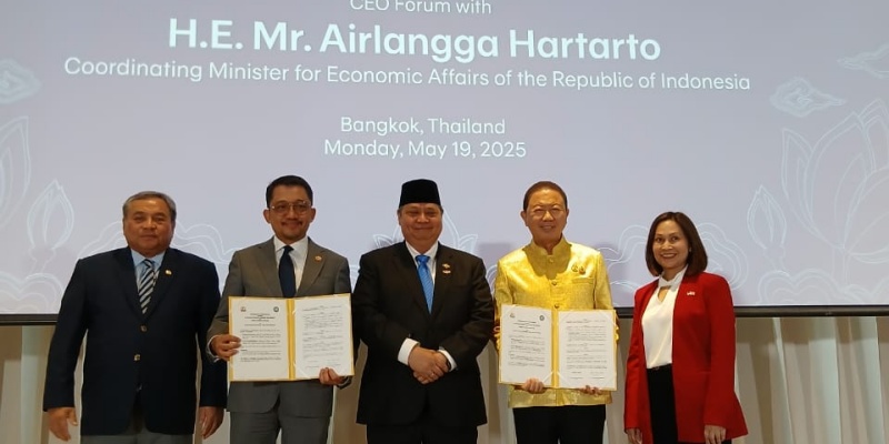 Airlangga Ajak Investor Thailand Jajaki Kerja Sama di Indonesia