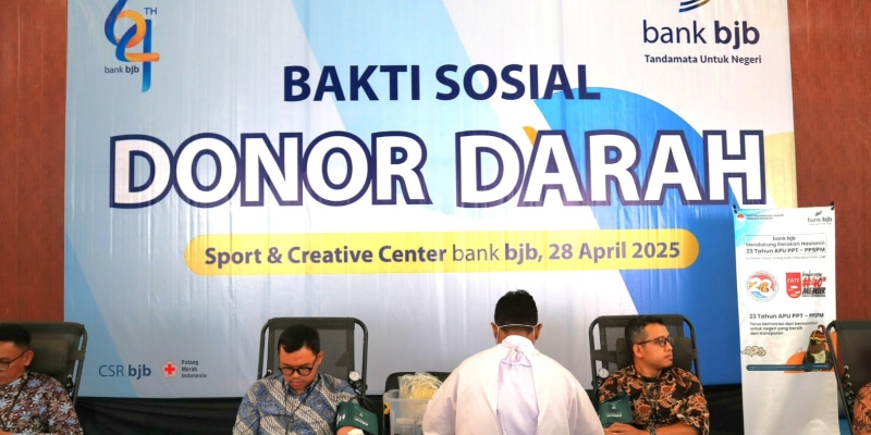 HUT ke-64, bank bjb Gelar Bakti Sosial Donor Darah