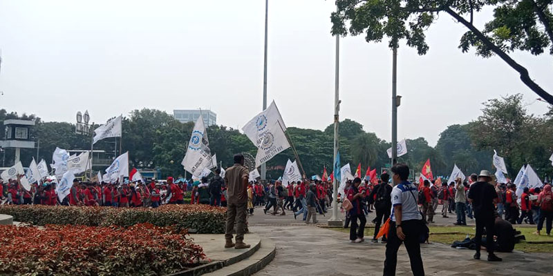 May Day 2025 Selesai, Buruh Bubar dengan Damai