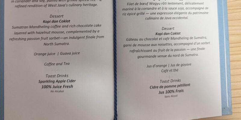 Seskab Rilis Menu Dinner Prabowo-Macron, Alkohol Nihil Cuma Sari Apel