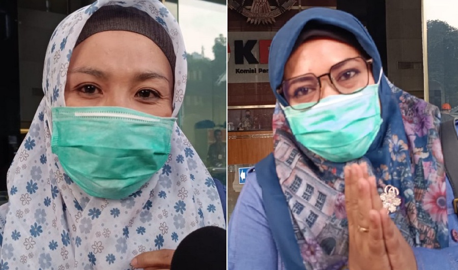 Ulfiyah dan Zeiniye Kompak Irit Bicara Usai Diperiksa KPK