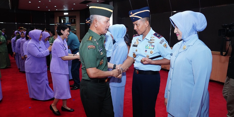 32 Pati TNI Naik Pangkat, Ada Wagub Lemhannas Hingga Kapuspen