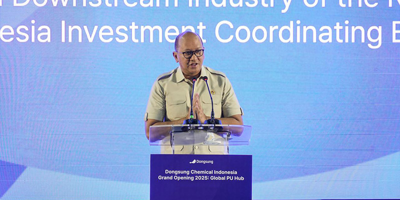 Menteri Investasi Resmikan Pabrik Kimia Korsel di Karawang